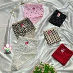 شورت نخ پنبه ای زنانه عمده، 6 طرحی - شورت کمند