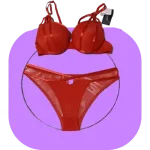 Panties and bra in a sling