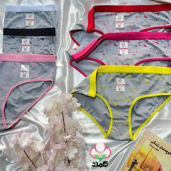 پک شورت نخ پنبه ای کش پهن زنانه - تولیدی شورت کمند